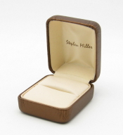 Copper Vienna Leather Ring Box