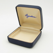 #3B Blue Vienna Leather Utility Box